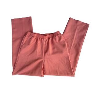 Alfred Dunner, Size 8, Peach Elastic Waist Pants